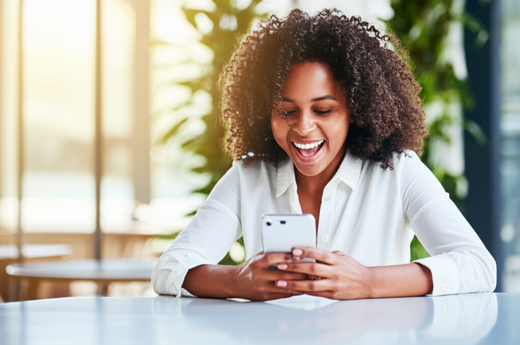Woman touched by message
